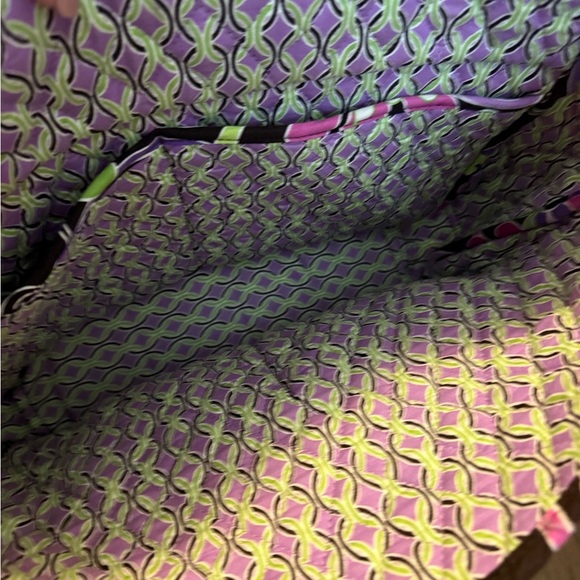 Vera Bradley Messenger Bag in Purple Punch - Picture 5 of 9
